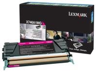 108721 Lexmark  Toner LEXMARK X746A1MG 7K r&#248;d 